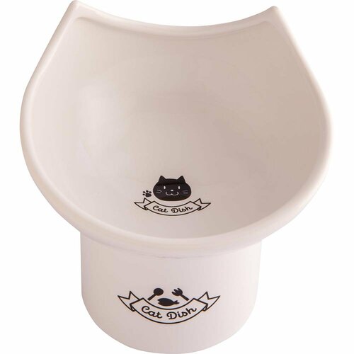 マルカン「足付陶製食器 猫13」 イメージ