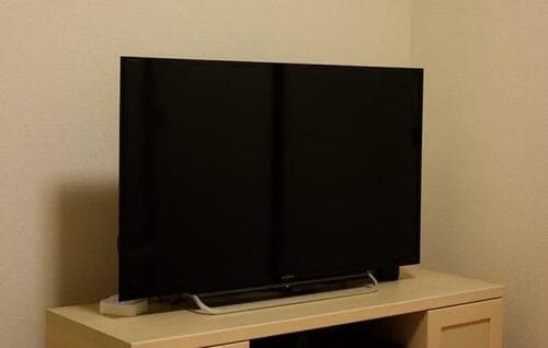 ピンだけでテレビを固定! エモーションズ「ワンプッシュ壁ロック」 イメージ