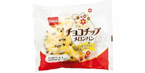 パスコ:チョコチップメロンパン:お菓子