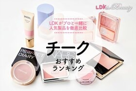 【LDK公式】チークのおすすめランキング。プロとともに人気商品を徹底比較