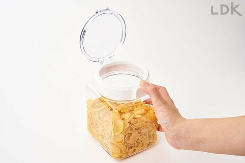 ワンプッシュでフタが開く 密閉保存容器おすすめ イメージ
