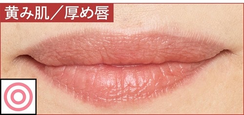 黄み肌／厚め唇 色つきリップクリームおすすめ イメージ
