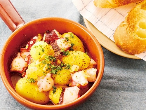 活用レシピ1：ポテトとタコのバル風 イメージ