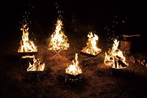 ①焚き火はもちろんBBQも ダッチ料理もできるファイヤグリル イメージ3