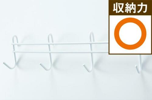 ラップ入れ付きがうれしい！突っ張りキッチンネットラック イメージ2