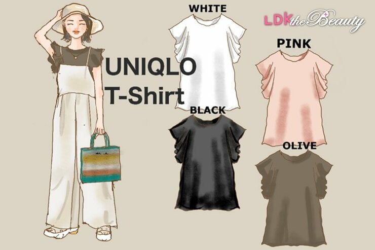 【ユニクロの新作Tシャツ】安いうえに袖がヒラっと可愛い！手に入れたいアイテムをLDKが紹介