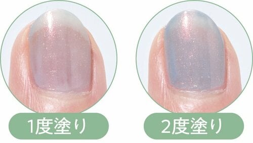 仕上がり：角度で寒色にも暖色にも見える マニキュア・ネイルポリッシュおすすめ イメージ