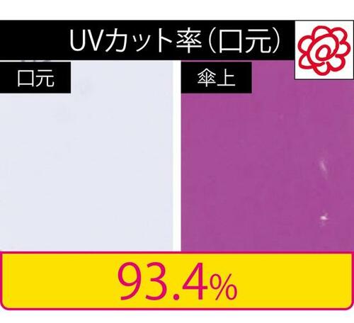 テスト結果1:UVカット率(口元) 日傘おすすめ イメージ