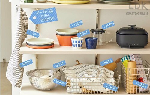 無印良品やイケアでそろえるとお高い イメージ