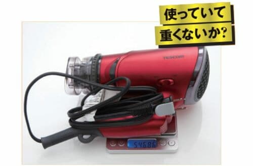 使い勝手に関する項目を比較 ドライヤーおすすめ イメージ