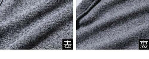 だらしなく見えない ユニクロ「ニットフリースパンツ」 イメージ3