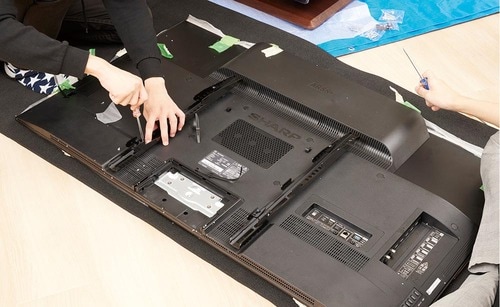 2:「VESA規格」のテレビなら取り付け可能 イメージ