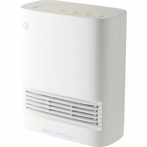 小型セラミックファンヒーターおすすめ 無印良品 温風がすぐに出る セラミックファンヒーター イメージ