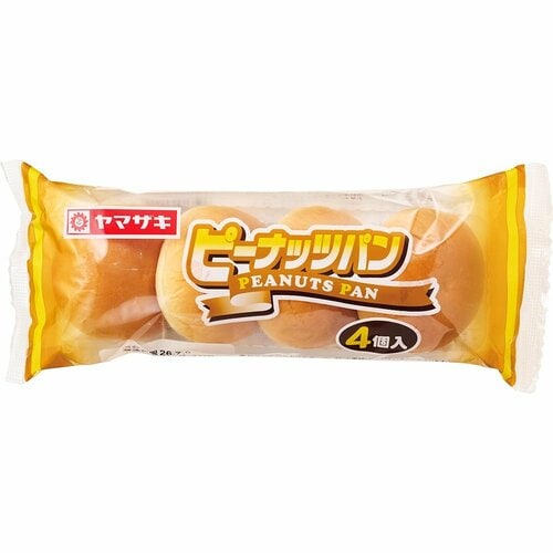 オーケーの食品おすすめ オーケー ピーナッツパン(薄皮) 4個入 イメージ