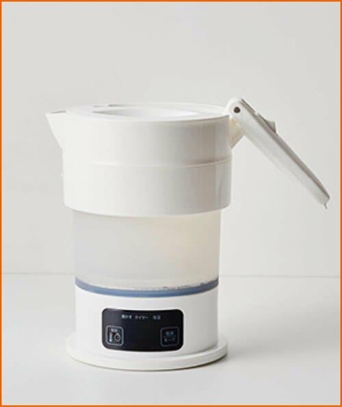 コンパクトに折りたためる 折りたたみケトルおすすめ イメージ