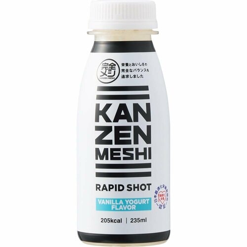 完全栄養ドリンクおすすめ 日清食品 KANZENMESHI RAPID SHOT VANILLA YOGURT FLAVOR イメージ