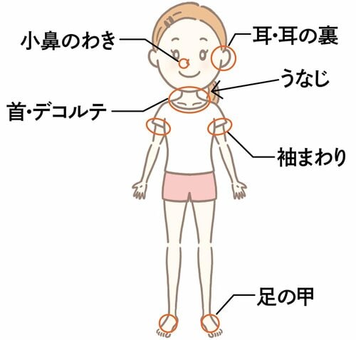 Q. 日焼け止めを塗るときに注意するポイントは? SPF30前後の日焼け止めおすすめ イメージ