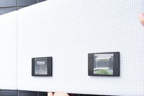 山善 瞬間設置エアコンガードひさし付 YMAG-8360H エアコン室外機カバーおすすめ イメージ2