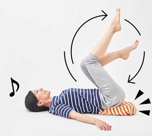 ワンポイントアドバイス:キツいときはタオルを使ってもOK ズボラストレッチおすすめ イメージ