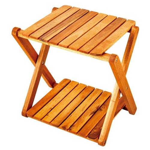 ほぼ文句なし!「トップバリュ ホームコーディ木製ラック2段」 イメージ