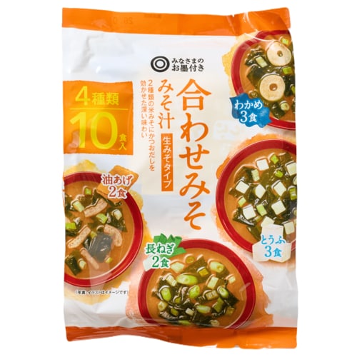 インスタント味噌汁おすすめ みなさまのお墨付き 合わせみそ みそ汁 生みそタイプ イメージ1