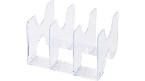 C評価: カインズのブックスタンドクリアは柔らかいつくりが残念でした… イメージ