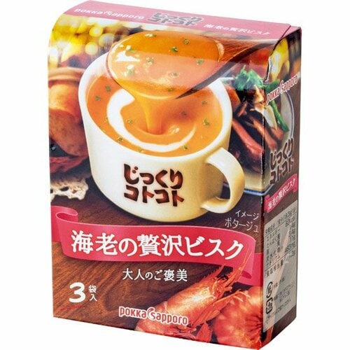 ポッカサッポロ:じっくりコトコト:海老の贅沢ビスク