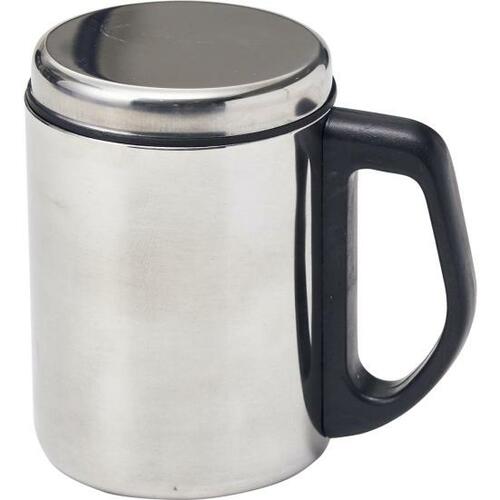 砂埃を防げる ダイソー「ふたつきステンレスマグカップ」 イメージ