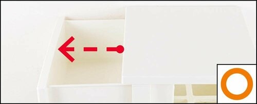 モノの出し入れしやすさ プラスチックチェストおすすめ イメージ