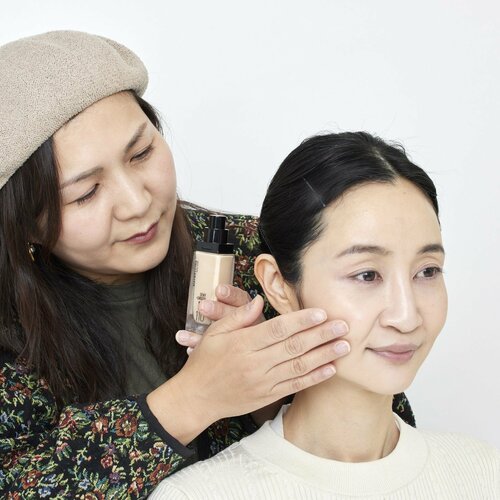 テスト１：仕上がり 色白向けリキッドファンデおすすめ イメージ