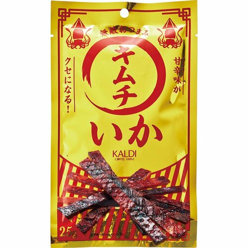 44位: カルディ「無敵おつまみ キムチいか」 カルディおすすめ イメージ