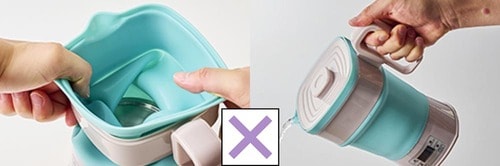 使い勝手 折りたたみケトルおすすめ イメージ