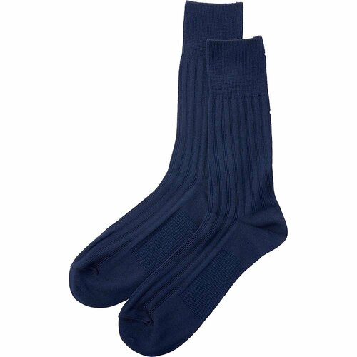 メンズ冷感靴下おすすめ グンゼ クールマジックドライメッシュストライプ柄ソックス イメージ1