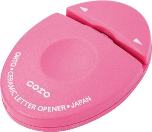 封筒の片面だけをキレイにカットできるオート「セラミック レターオープナー コロ」 イメージ