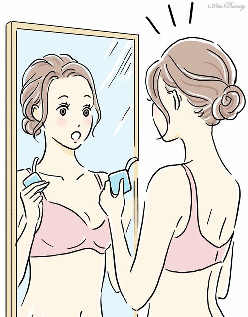 半年〜1年に1回は採寸して自分を見つめ直す ノンワイヤーブラおすすめ イメージ