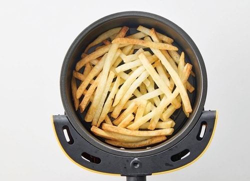 冷凍ポテトはムラなく加熱 ノンフライヤーおすすめ イメージ