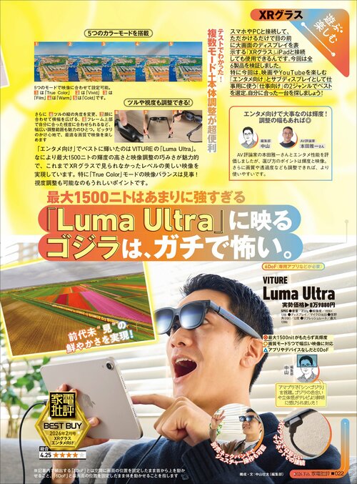 iPhoneやPCでどこでも大画面! XRグラスでできること XRグラスおすすめ イメージ