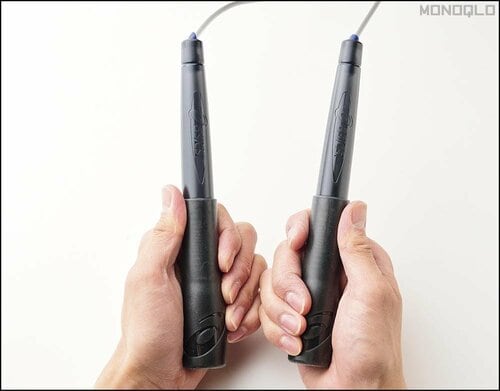 【握りやすさ】滑り止め付きでしっかり持ちやすい 縄跳びおすすめ イメージ