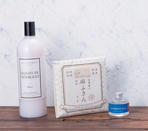 niko and ... オリジナル L&Tディフューザー:中川政七商店 南都最上麻ふきん:THE LAUNDRESS シグネチャー デタージェント クラシック