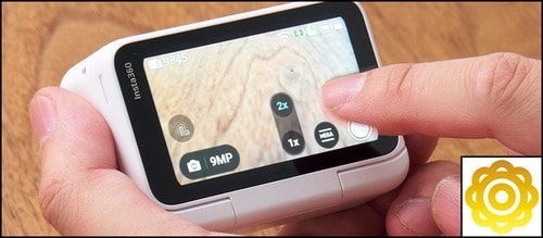 【操作性】ディスプレイをタッチして寄れる アクションカメラおすすめ イメージ