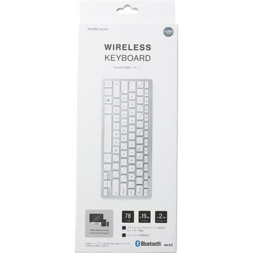 3COINS「WIRELESS KEYBOARD Bluetooth」 イメージ