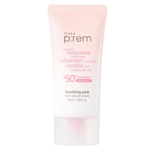 インスタライブおすすめ メイクプレム スージング ピンクトーンアップ サンクリーム イメージ1