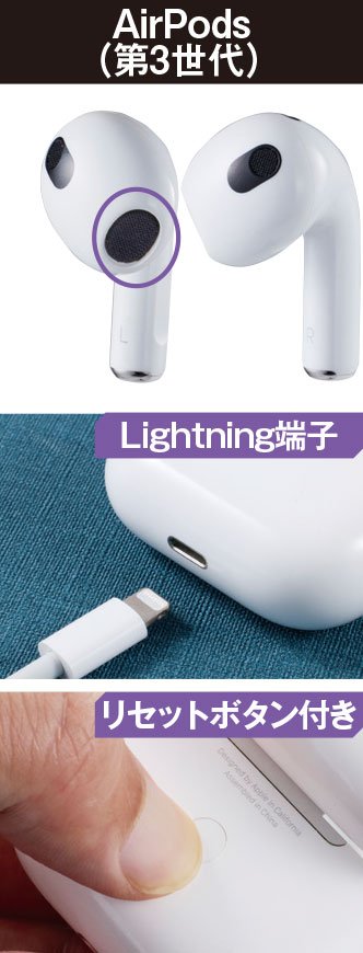 従来モデルと外観が違う AirPods4おすすめ イメージ2