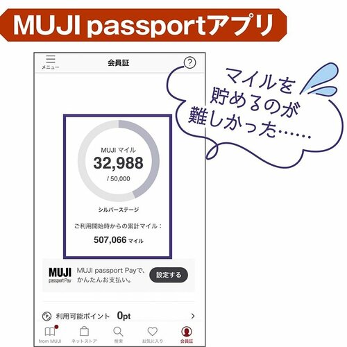 マイルからポイントに刷新された 無印良品の食品おすすめ イメージ