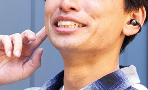 音がいいので音量をあげてしまいがちですが、音漏れには注意 イヤーカフ型イヤホンおすすめ イメージ