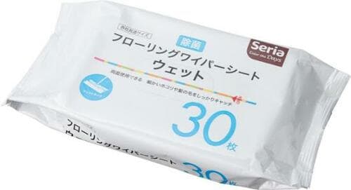 C評価: セリアはコスパはいいけど…フローリングワイパーシート イメージ
