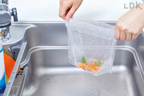 袋ごとポイッとできる 水切り袋おすすめ イメージ