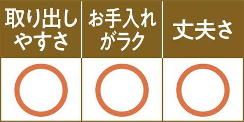 水洗いに向いている フタ付きのオムニウッティ イメージ2