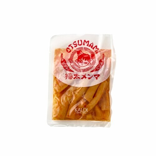 メンマおすすめ カルディ おつまみ極太メンマ(ピリ辛) イメージ