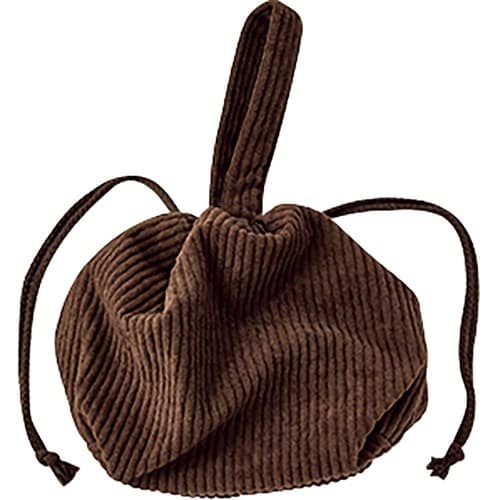 スリーコインズおすすめ スリーコインズ KITINTO コーデュロイランチ巾着 イメージ1